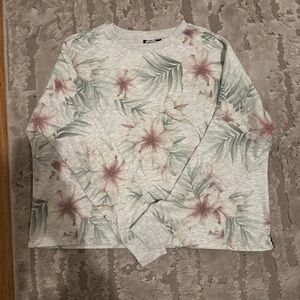 Catwalk Junkie Hawaiian print floral sweatshirt XS